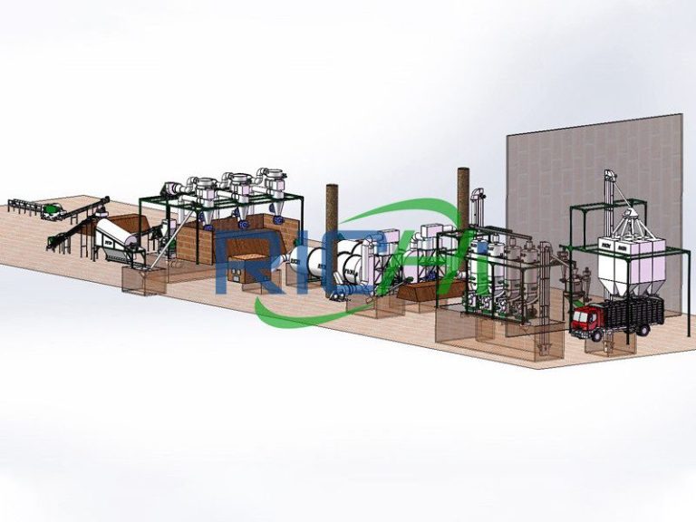 What types of biomass materials can be used in a biomass pellet mill?